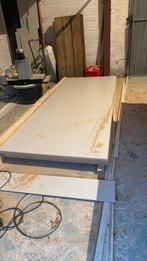 10 mm mdf 305x122 wit gegrond., Ophalen, Zo goed als nieuw, Overige materialen, Minder dan 20 mm