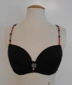 Sapph voorgevormde beugelbh zwart/rood mt 80C, Sapph., Ophalen of Verzenden, Zwart, BH