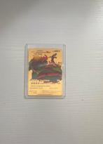 Venusaur, Charizard & Blastoise Vmax TAG TEAM gold 143/203, Ophalen of Verzenden, Zo goed als nieuw, 1 bandje