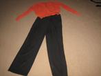 dames pantalon/blouse, Ophalen of Verzenden, Zo goed als nieuw, Maat 36 (S), Lang
