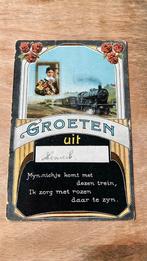 Oude ansichtkaart Groeten uit Hemrik fantasie, Gelopen, Ophalen of Verzenden, Friesland, Voor 1920
