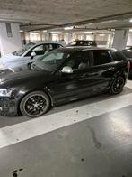 Audi s3 330pk 2009 Zwart, Leder en Stof, Zwart, Stationwagon, Handgeschakeld