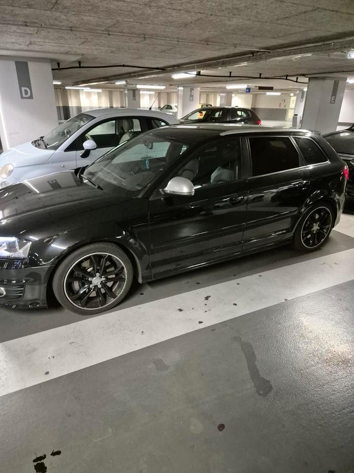 Audi s3 330pk 2009 Zwart, Auto's, Audi, Particulier, 4x4, ABS, Airbags, Airconditioning, Alarm, Centrale vergrendeling, Climate control