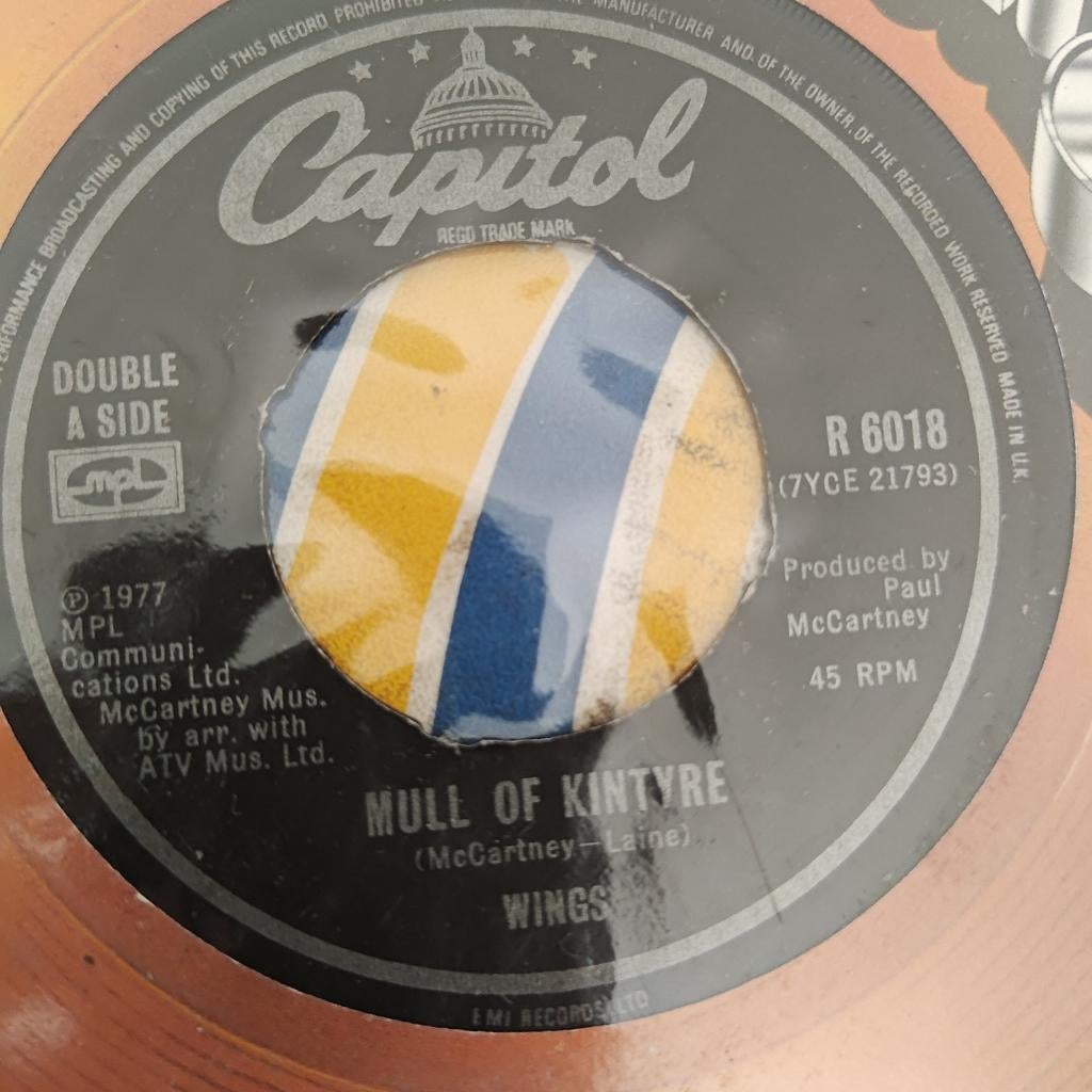 Wings - Mull of Kintyre - Single, Cd's en Dvd's, Vinyl Singles, Ophalen of Verzenden, 7 inch