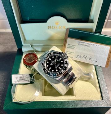 Rolex Gmt master ll ✅ black nederlands 116710LN fullset beschikbaar voor biedingen