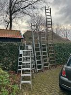 Inboedel ladders trappen gereedschap Schildersbedrijf, Doe-het-zelf en Verbouw, Ladders en Trappen, Ophalen, Gebruikt, 4 meter of meer