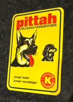 Oude Sticker ~ Pittah Dierenvoeding Hondenvoer, Ophalen of Verzenden, Zo goed als nieuw, Overige typen