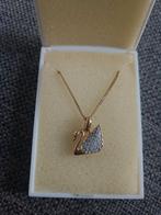 Swarovski ketting zwaan, Ophalen of Verzenden, Zo goed als nieuw, Sieraad of Horloge
