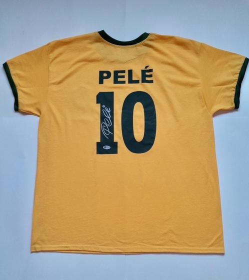 Pele gesigneerd shirt met een (betrouwbare) COA (BAS/PSA), Verzamelen, Sportartikelen en Voetbal, Nieuw, Shirt, Buitenlandse clubs