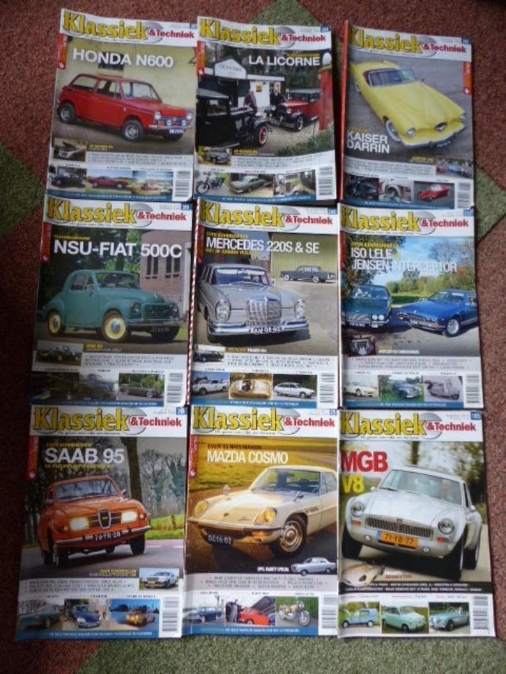 tijdschrift autotijdschriften Klassiek & techniek Auto Motor, Boeken, Auto's | Folders en Tijdschriften, Gelezen, Algemeen, Ophalen of Verzenden