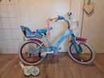 Frozen 16 inch kinderfiets met zijwieltjes, Fietsen en Brommers, Fietsen | Meisjes, Ophalen, Gebruikt, Handrem, 16 inch