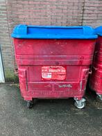 IJzeren rolcontainer, Ophalen, Gebruikt