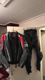 Twee delig leren motorpak, Motoren, Kleding | Motorkleding, Ophalen, Tweedehands, Combipak