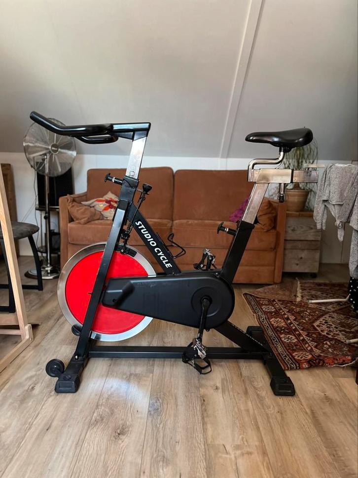 Pro Studio Spinningfiets Indoor Hometrainer Fitness Bike, Sport en Fitness, Fitnessapparatuur, Gebruikt, Hometrainer, Metaal, Ophalen