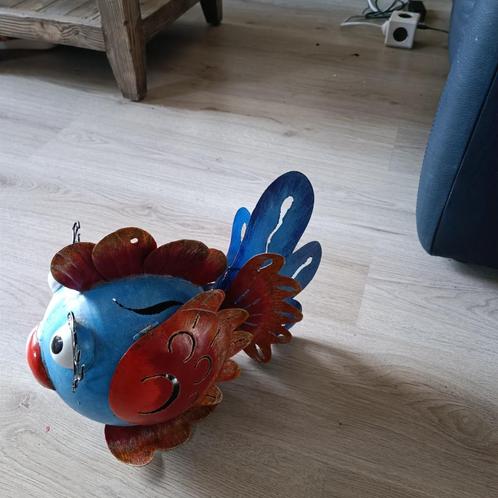 Medusa metalen kogelvis kogel vis paloma groot blauw nieuw, Verzamelen, Beelden en Beeldjes, Nieuw, Dier, Ophalen of Verzenden