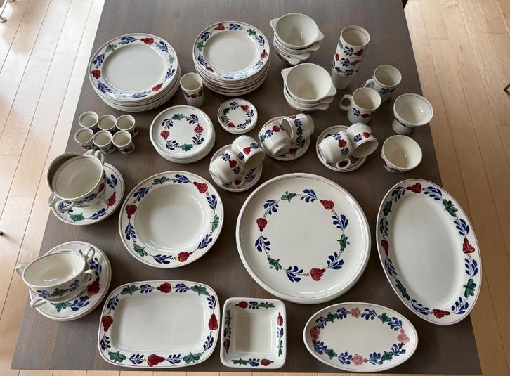 Boerenbont - Boch, Huis en Inrichting, Keuken | Servies, Gebruikt, Overige typen, Boerenbont, Aardewerk, Ophalen
