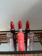 Rode lippenstiften Essence/Max and more, Sieraden, Tassen en Uiterlijk, Uiterlijk | Cosmetica en Make-up, Nieuw, Make-up, Lippen