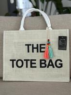 The Tote Bag - Jute Damestas met Flosje, Sieraden, Tassen en Uiterlijk, Tassen | Damestassen, Ophalen of Verzenden, Nieuw, Beige