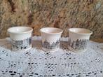 3 eierdopjes Villeroy & Boch, Ophalen of Verzenden, Gebruikt