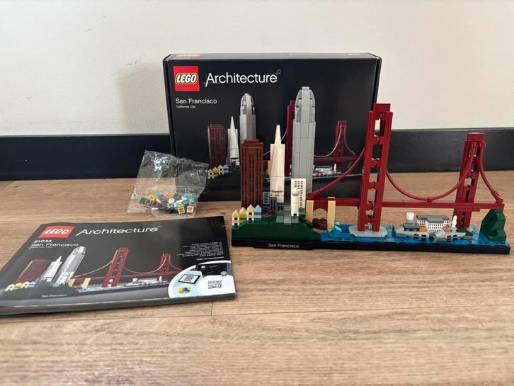 Lego Architecture 21043 San Francisco, Kinderen en Baby's, Speelgoed | Duplo en Lego, Zo goed als nieuw, Lego, Complete set, Ophalen of Verzenden