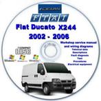 Fiat Ducato 1994-2006 model 230/W244 Workshop Manuals DVD, Verzenden