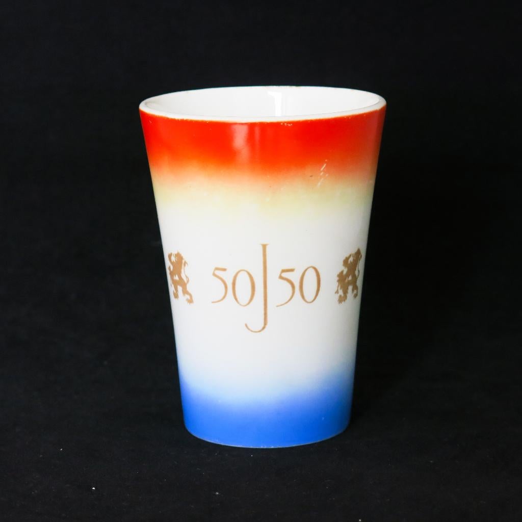 Herinneringsbeker Petrus Regout., Ophalen of Verzenden, Zo goed als nieuw, Servies