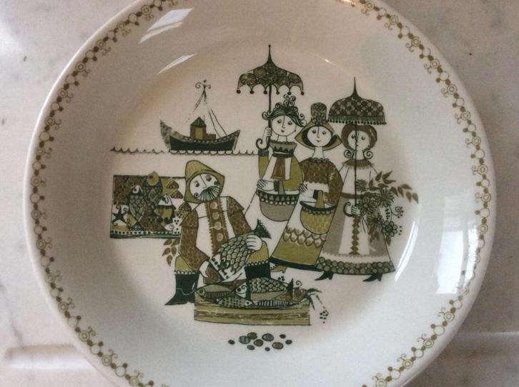 Vintage Servies Turi Design Market Figgjo Flint Norway, Antiek en Kunst, Antiek | Servies los, Ophalen