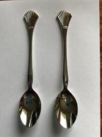 Keltum Palmet lepeltjes nieuw verzilverd posthoorn 11,5 cm, Antiek en Kunst, Antiek | Bestek, Ophalen of Verzenden