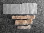 Fleece stof en bontjes, Hobby en Vrije tijd, Stoffen en Lappen, Overige materialen, Gebruikt, Wit, Ophalen of Verzenden