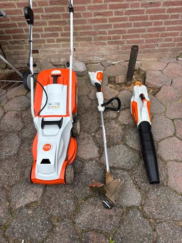 Stihl set incl. 2 accu’s; Grasmaaier, bladblazer en trimmer beschikbaar voor biedingen