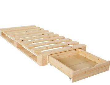TE KOOP: PALLETBED 2x + MATRAS beschikbaar voor biedingen
