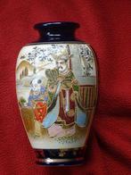 Satsuma vaas, japan., Huis en Inrichting, Woonaccessoires | Vazen, Gebruikt, Overige kleuren, Aardewerk of Porselein, Ophalen of Verzenden