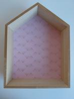 Houten wanddeco huisje, Ophalen of Verzenden, Zo goed als nieuw, Wanddecoratie