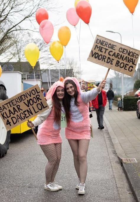 Duracell konijntjes, Hobby en Vrije tijd, Feestartikelen | Verhuur, Zo goed als nieuw, Carnaval, Ophalen of Verzenden