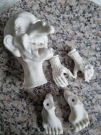 Heksenhoofd, handen en voeten porselein, Verzamelen, Poppen, Ophalen of Verzenden, Nieuw, Pop