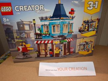 NEW AND SEALED Lego 31105 Townhouse & Toy Store beschikbaar voor biedingen