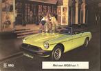 MG B roadster folder, Ophalen of Verzenden, Gelezen, Overige merken