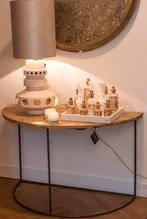 Halfronde sidetable, Huis en Inrichting, 100 tot 150 cm, Ophalen of Verzenden, Zo goed als nieuw, 25 tot 50 cm