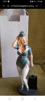 Stewardess, Warren Stratford, pinup, pin-up, sexy, , KLM, Antiek en Kunst, Ophalen of Verzenden