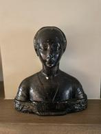 Antiek gips borstbeeld vrouw ca. 1900, Ophalen