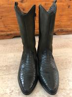 Donkergroene laarzen mt 37, Hoge laarzen, Ophalen of Verzenden, Zo goed als nieuw, Groen