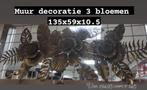 Wandpaneel  bloemen 135x59, Ophalen of Verzenden, Nieuw