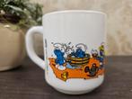 Arcopal Peya smurfen koffie beker 1985 "strand", Gebruiksvoorwerp, Arcopal, Ophalen of Verzenden, Zo goed als nieuw