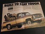 Brochure Chevrolet Pickups 1980 USA, Ophalen of Verzenden, Zo goed als nieuw, Chevrolet