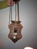 Antieke hanglamp met ketting, Jugendstil 19 eeuw., Ophalen of Verzenden