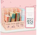 Roze Bureau Organizer / Boekenstandaard, Ophalen, Zo goed als nieuw