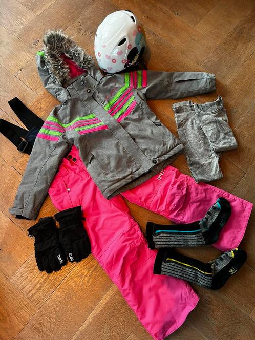 Wintersport kleding pakket meisje 110-116, Kinderen en Baby's, Kinderkleding | Maat 110, Zo goed als nieuw, Meisje, Broek, Ophalen of Verzenden