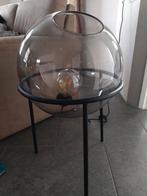 Stijlvolle staande bollamp met smokeglas, Ophalen