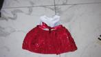 62 CINDERELLA rood wit jurk feestjurk, Ophalen of Verzenden, Zo goed als nieuw, Meisje, Jurkje of Rokje