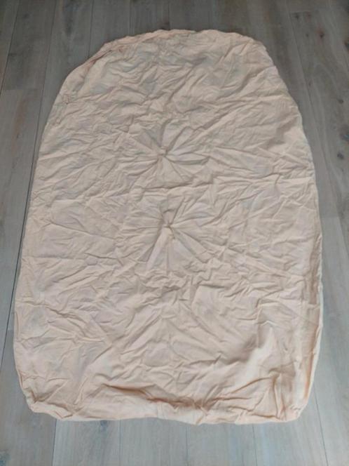 1 persoonshoeslaken. 90x200 cm, Huis en Inrichting, Slaapkamer | Beddengoed, Gebruikt, Hoeslaken of Sloop, Eenpersoons, Oranje